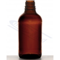 butelka szklana farmaceutyczna oranż 1000ml bez nakrętki GL45