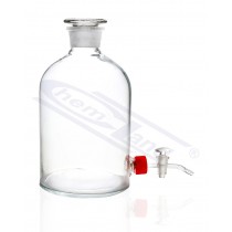 bottle with stopper and tubulation 05000ml +stopcock