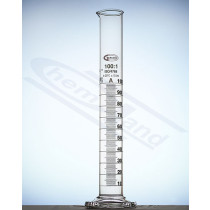 cylinder class A brown gradation with batch certificate 0010ml glass base GLASS