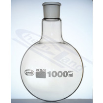 flask round bottom ISO 00100ml NS 19/26 GLASSCO