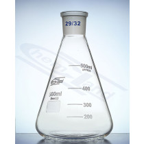 conical flask  NS .19/26 cap.  00250ml CHEMLAND