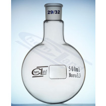 flask round bottom 00250ml socket 24/29 CHEMLAND