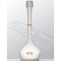 volumetric flask PP with screw cap 0250ml