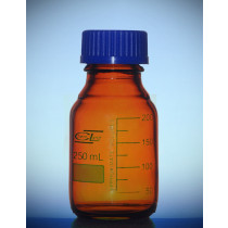bottle with screw cap amber BORO 3.3  GL 45  0500ml