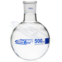 flask round bottom 00100 ml, socket 29/32 CHEMLAND
